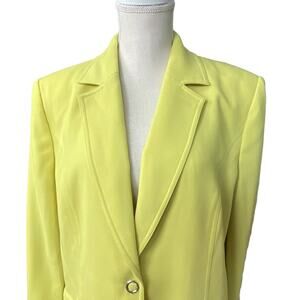 Grace Dane Lewis Lime Grass Blazer Size 14